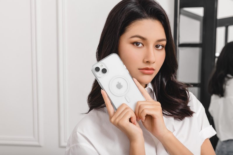 iPhone 15 Pure M 抗黄透明磁吸防摔手机壳(两年保固) - 手机壳/手机套 - 塑料 