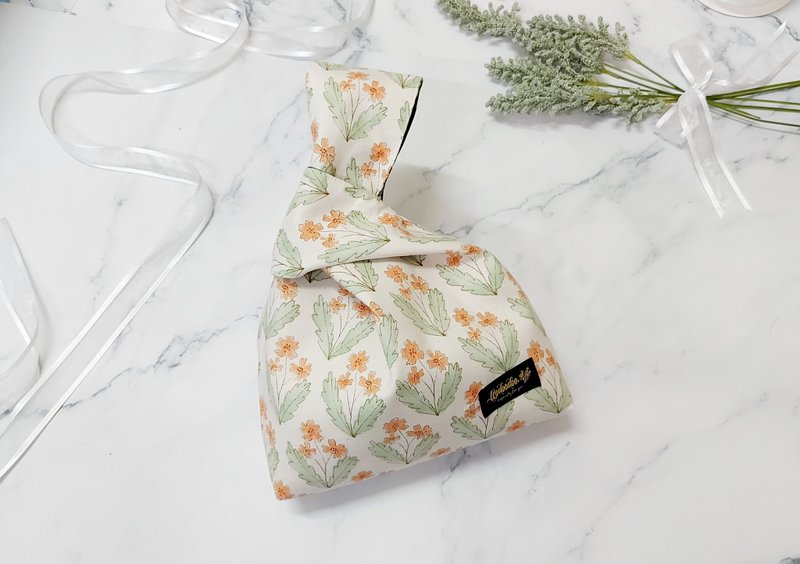 【两面用手腕包】日式巧腕袋-手腕包-便当袋-手提包-两面可用 - 手提包/手提袋 - 棉．麻 