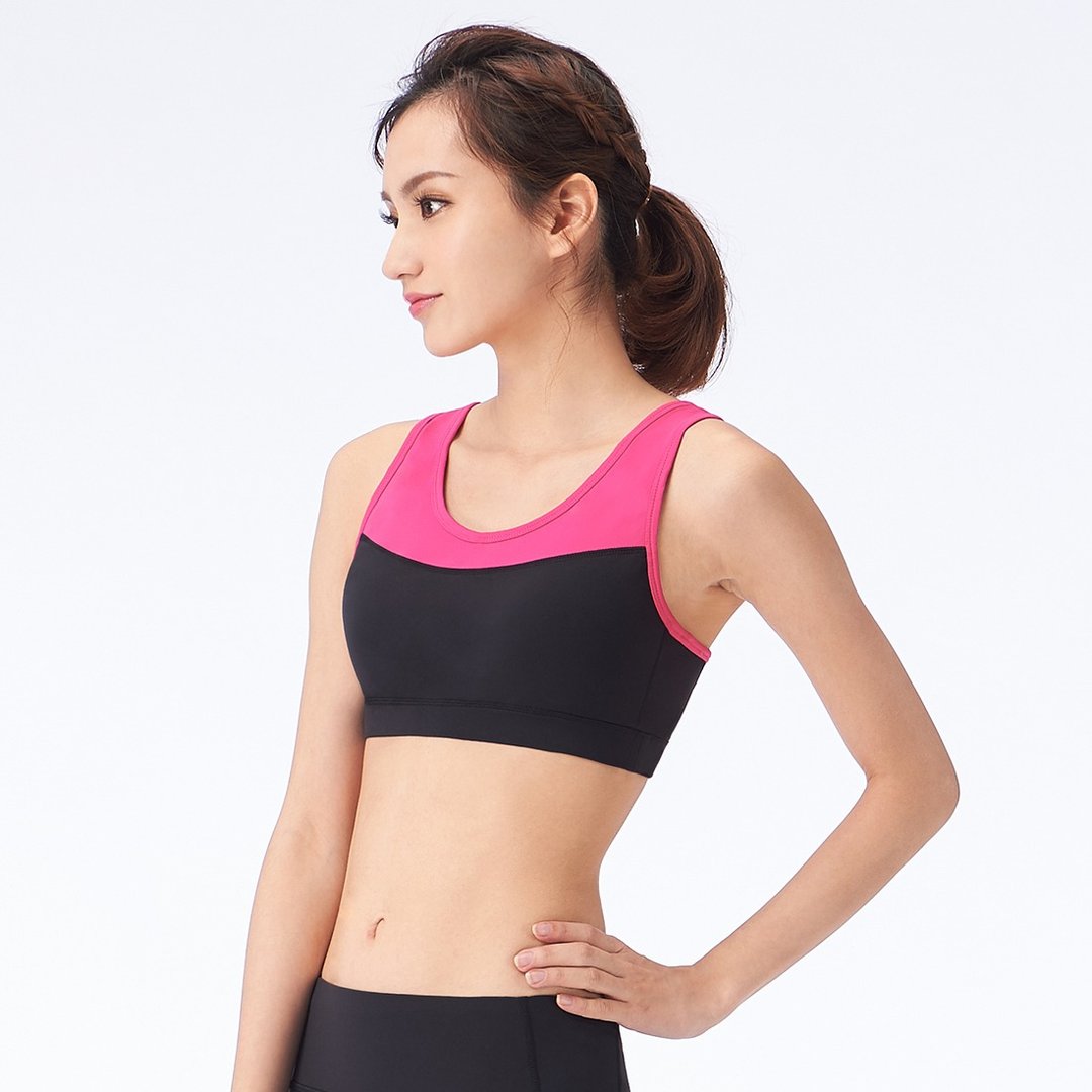 【MACACA】高强度机能3D bra- ASA0532 黑/桃红 - 女装运动内衣 - 其他人造纤维 红色