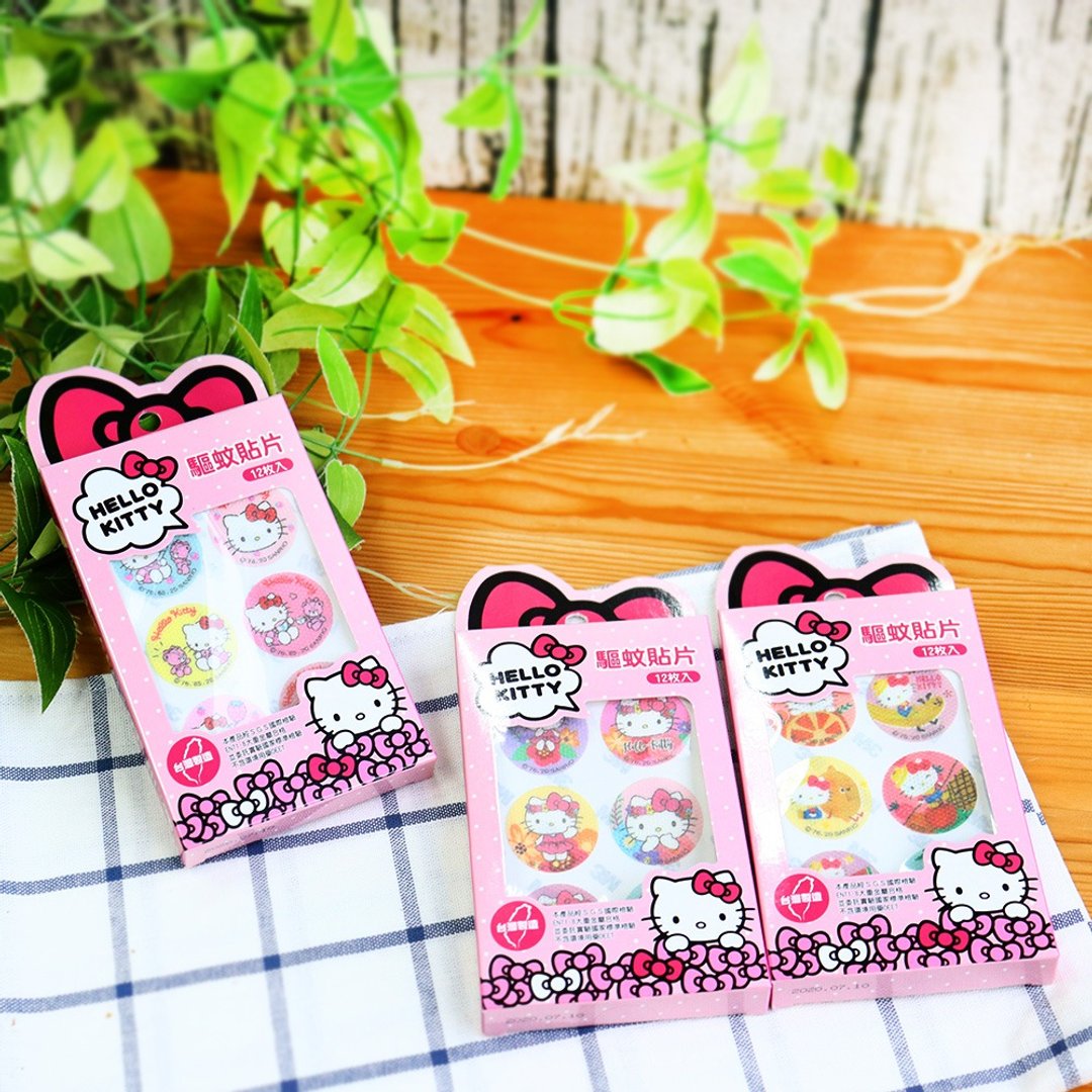 【HELLO KITTY】有机植粹精油驱蚊贴片(三款图任选) - 防蚊用品 - 精油 