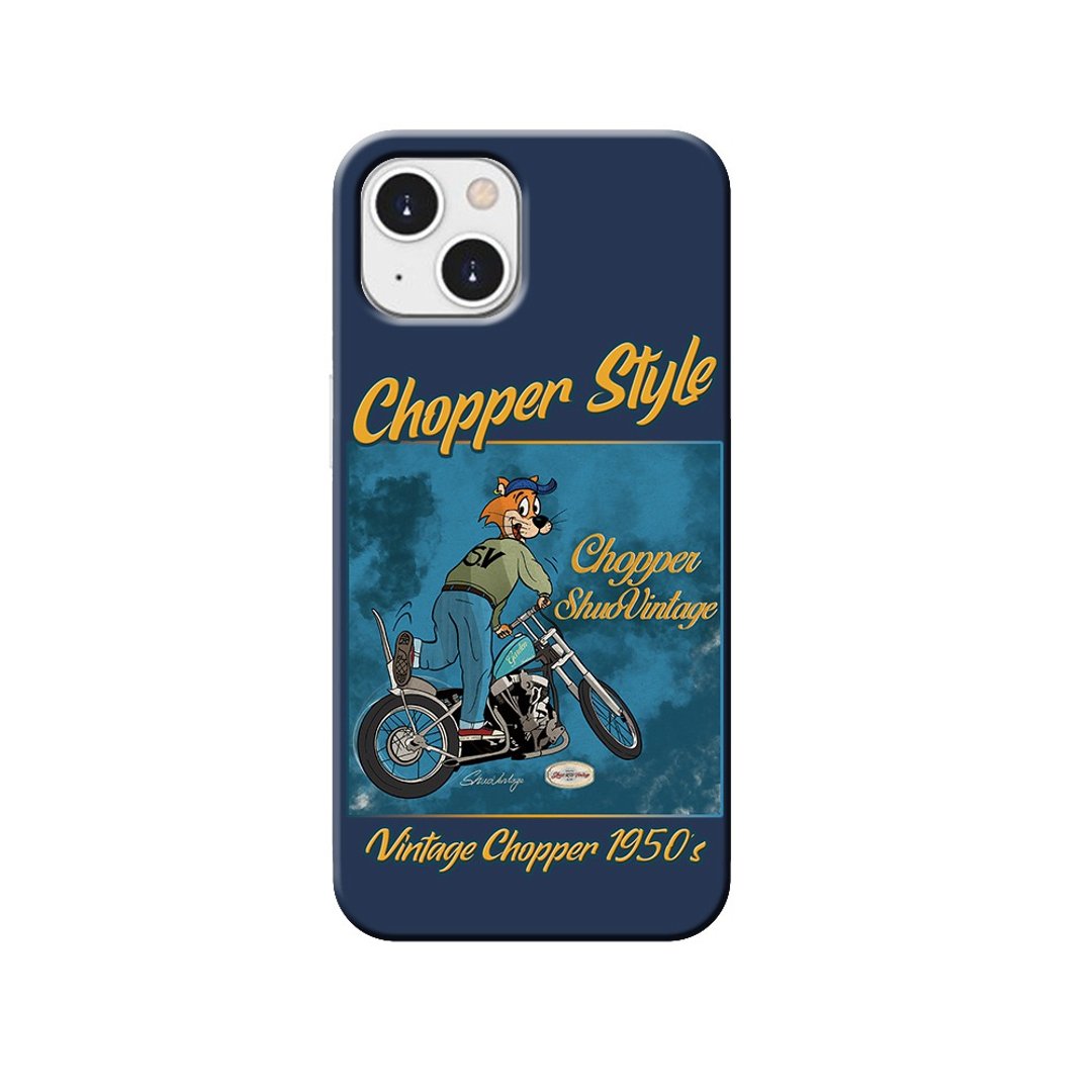 美式复古 手绘 Chopper motorcycle  手机壳 - 手机壳/手机套 - 塑料 多色