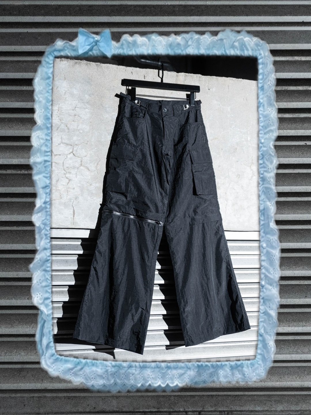 Casual collection 黑色工装裤 - 女装长裤 - 棉 黑色