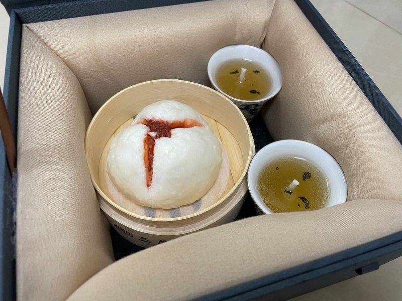 (礼盒装) 点心蜡烛系列 - 叉烧包蜡烛 礼物 手信 香港 - 蜡烛/烛台 - 蜡 