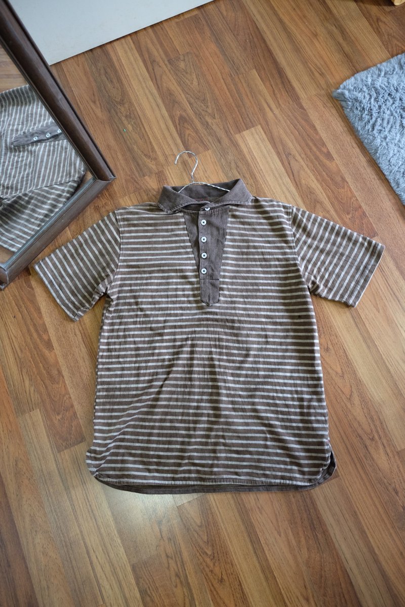 ETERNAL Japan 条纹靛蓝衬衫 - 男装衬衫 - 棉．麻 