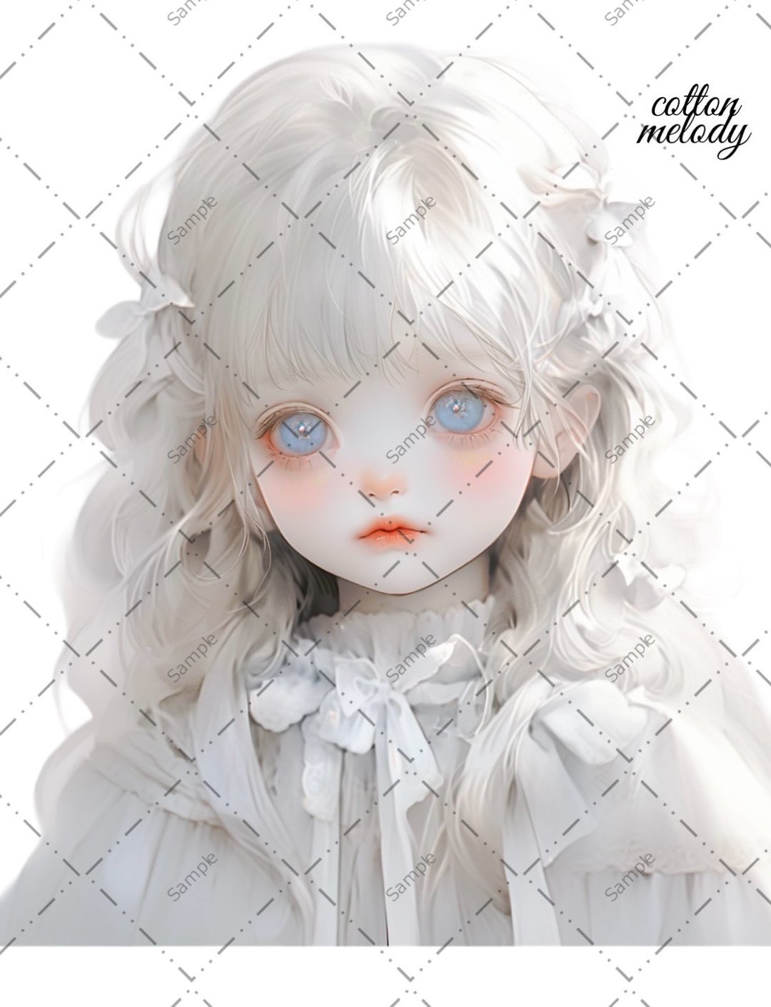 original sticker no.235 人物贴纸 原创贴纸 人物贴纸 女孩贴纸 原创人物贴纸 - 贴纸 - 纸 