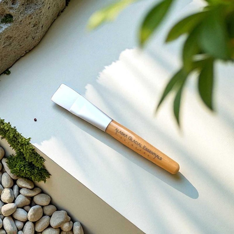 【原木泥膜刷】敷膜刷 冻膜刷 面膜刷 刷具 美容工具 - 彩妆刷具/镜子/梳子 - 尼龙 咖啡色