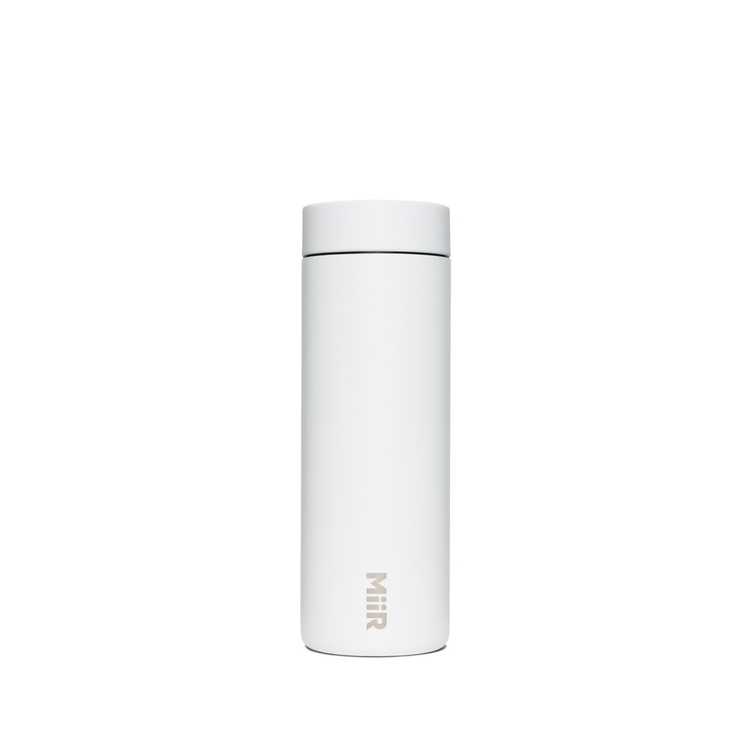 MiiR 保温/保冰 防漏 360 环口盖 旅行 随身瓶 16oz/473ml 时尚白 - 保温瓶/保温杯 - 不锈钢 白色