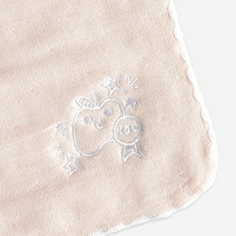 小时光纱布小手巾-满分苹果 - 围嘴/口水巾 - 棉．麻 