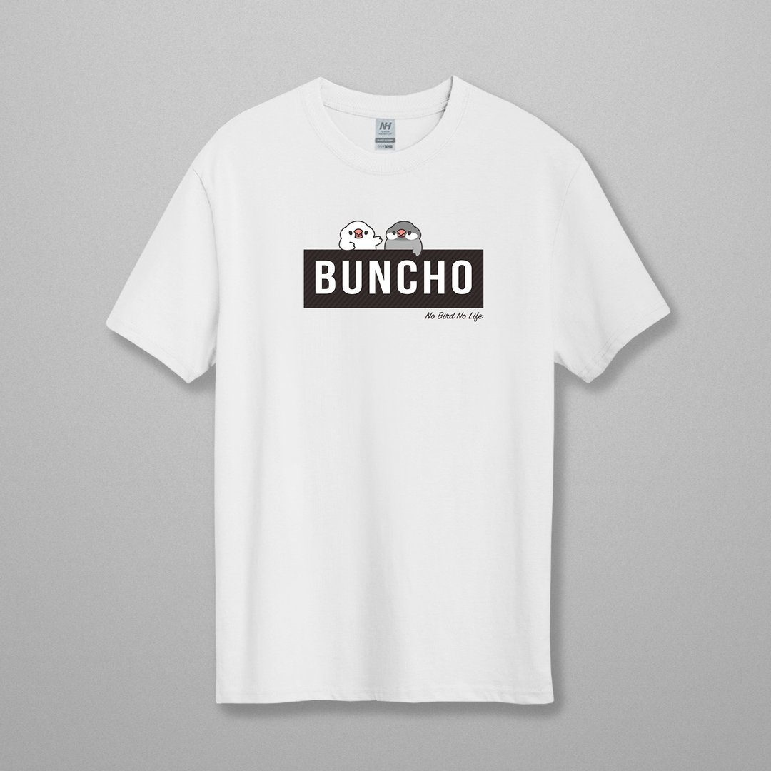 【暖茶文鸟町原创设计】文鸟BUNCHO 质感厚磅T恤(可备注选文鸟色) - 女装 T 恤 - 棉 