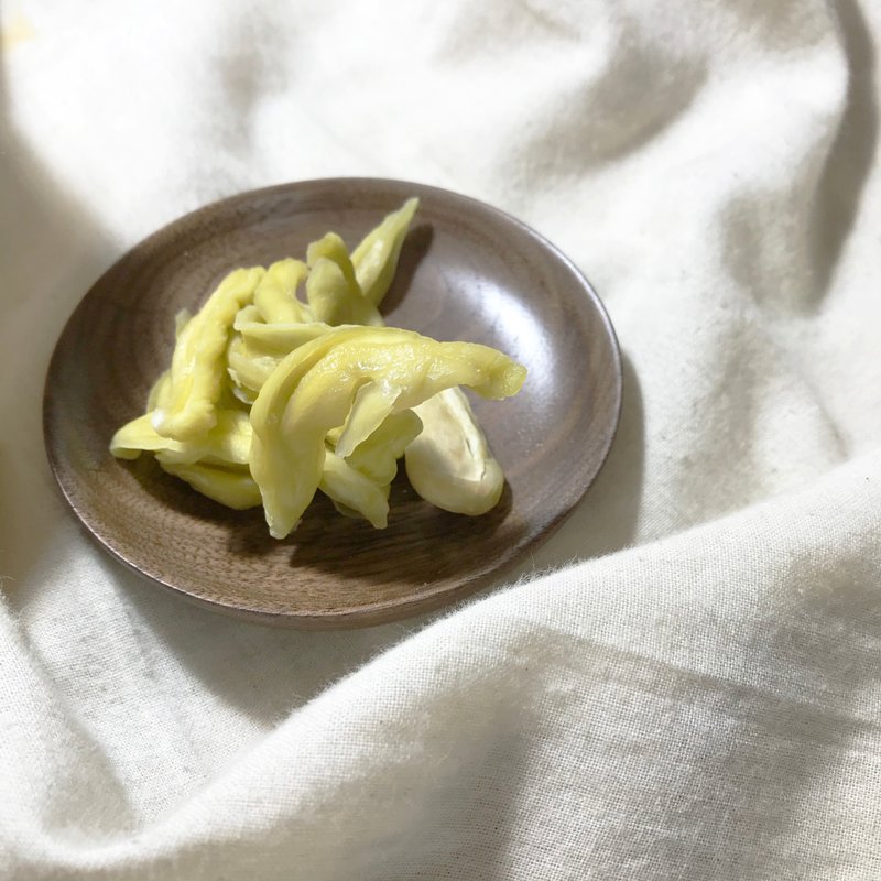 鸟目纹・小浅木碟 - 浅碟/小碟子 - 木头 咖啡色