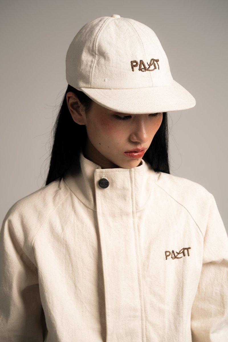 Palit Cotton Logo Cap (象牙白) - 帽子 - 棉．麻 