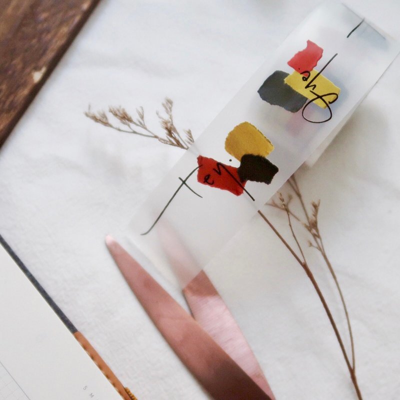 原创文具设计纸胶带 数字 number 雾面PET胶带 - 纸胶带 - 塑料 