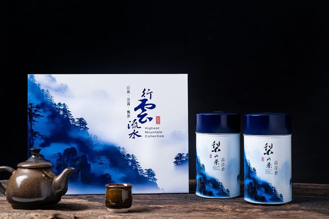 【2021 独家礼盒】行云流水梨山茶叶礼盒 观云级 (一盒150gX2罐) - 茶 - 其他材质 