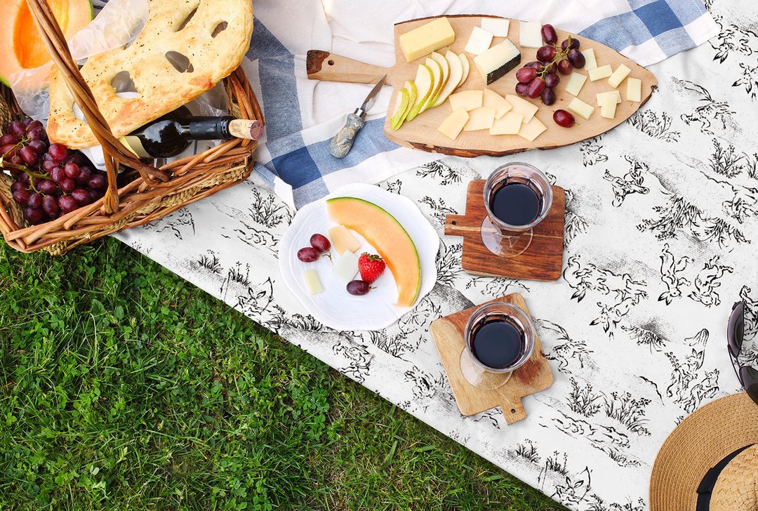 Chojugiga | irohana Picnic Mat Large Width 2m20cm * Depth 1m30cm - 野餐垫 - 塑料 