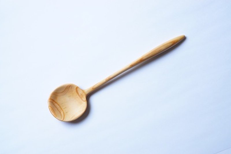 木乌贼、日本扁柏 - 餐刀/叉/匙组合 - 木头 