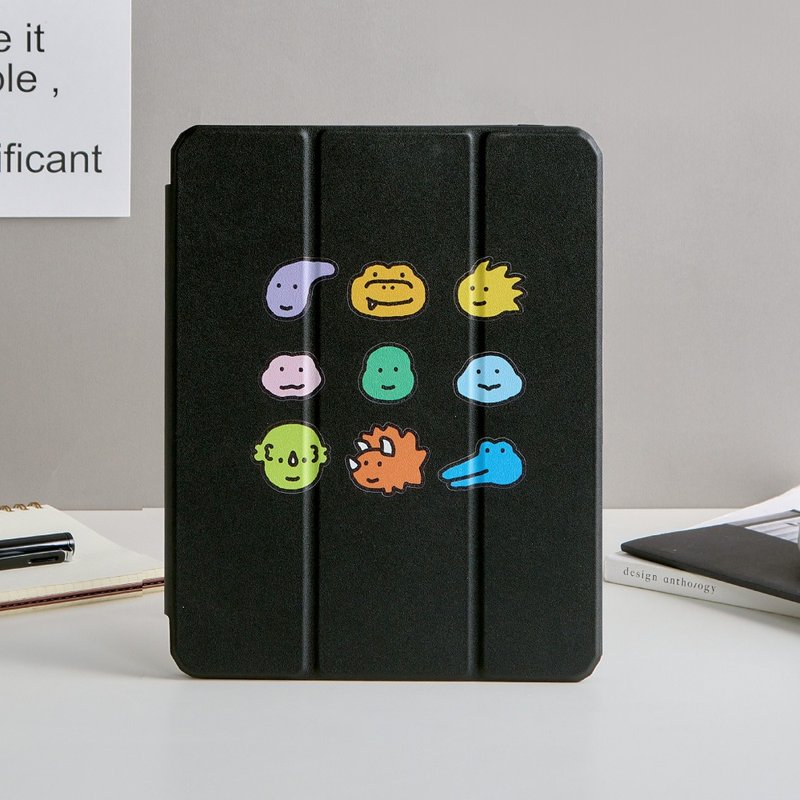 JOGUMAN脸型款强悍磁吸iPad三折保护壳 - 平板/电脑保护壳 - 塑料 多色