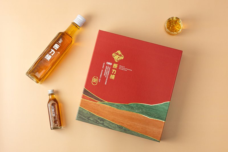 原力酿 咬姜啜醋礼盒 - 醋/水果醋 - 其他材质 红色