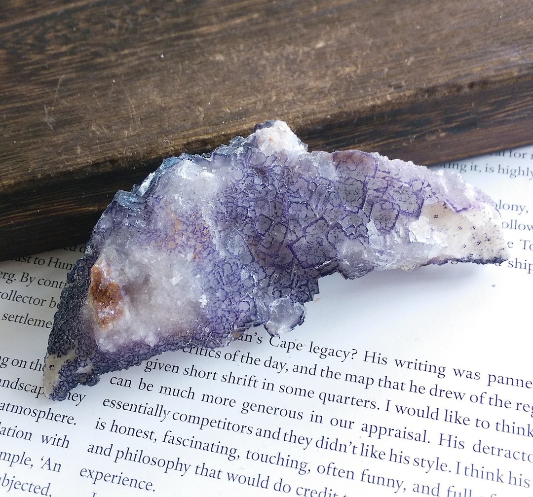 Fluorite 贵州产地 紫边萤石 天然矿石 原矿 - 摆饰 - 其他材质 