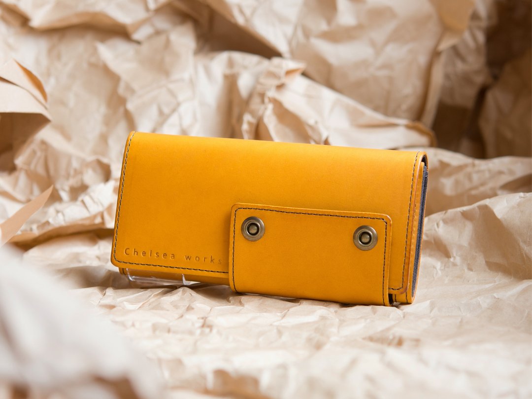 Wallet [Garcia] #mimosa - 皮夹/钱包 - 真皮 黄色