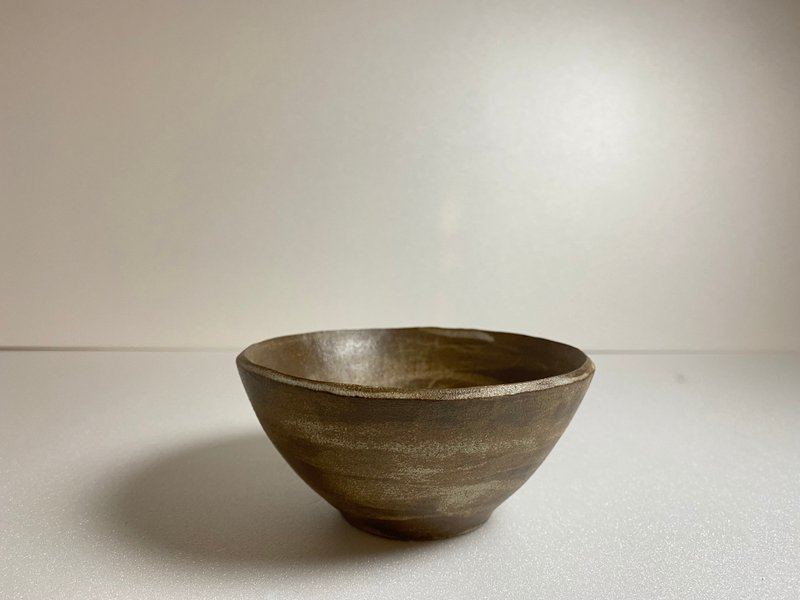 荏苒 平光 鞍褐色碗 - 碗 - 陶 咖啡色