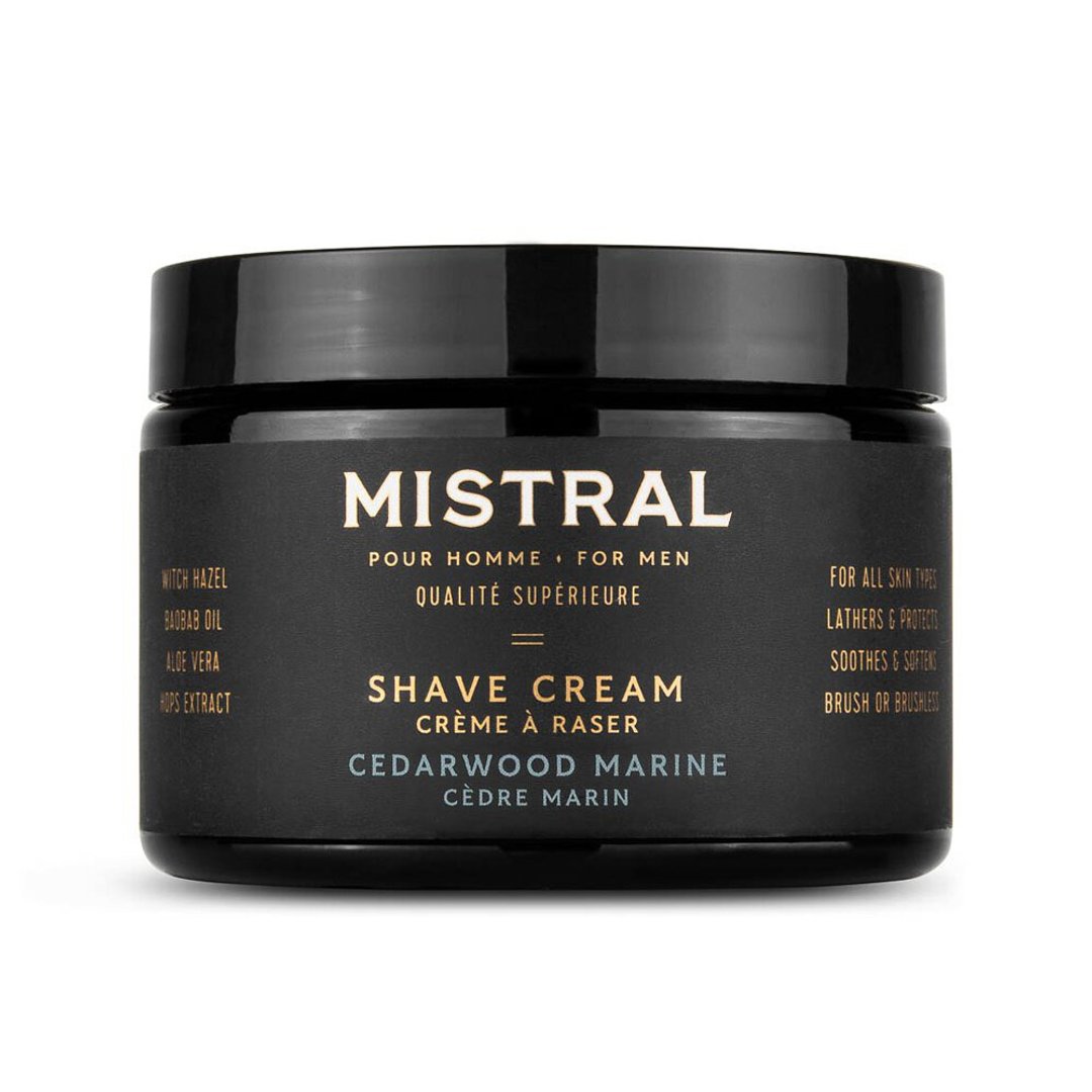 Mistral - 海洋雪松 刮胡膏 / 刮胡泡 / 刮胡皂 / 刮胡霜 - 男性清洁护肤品 - 其他材质 