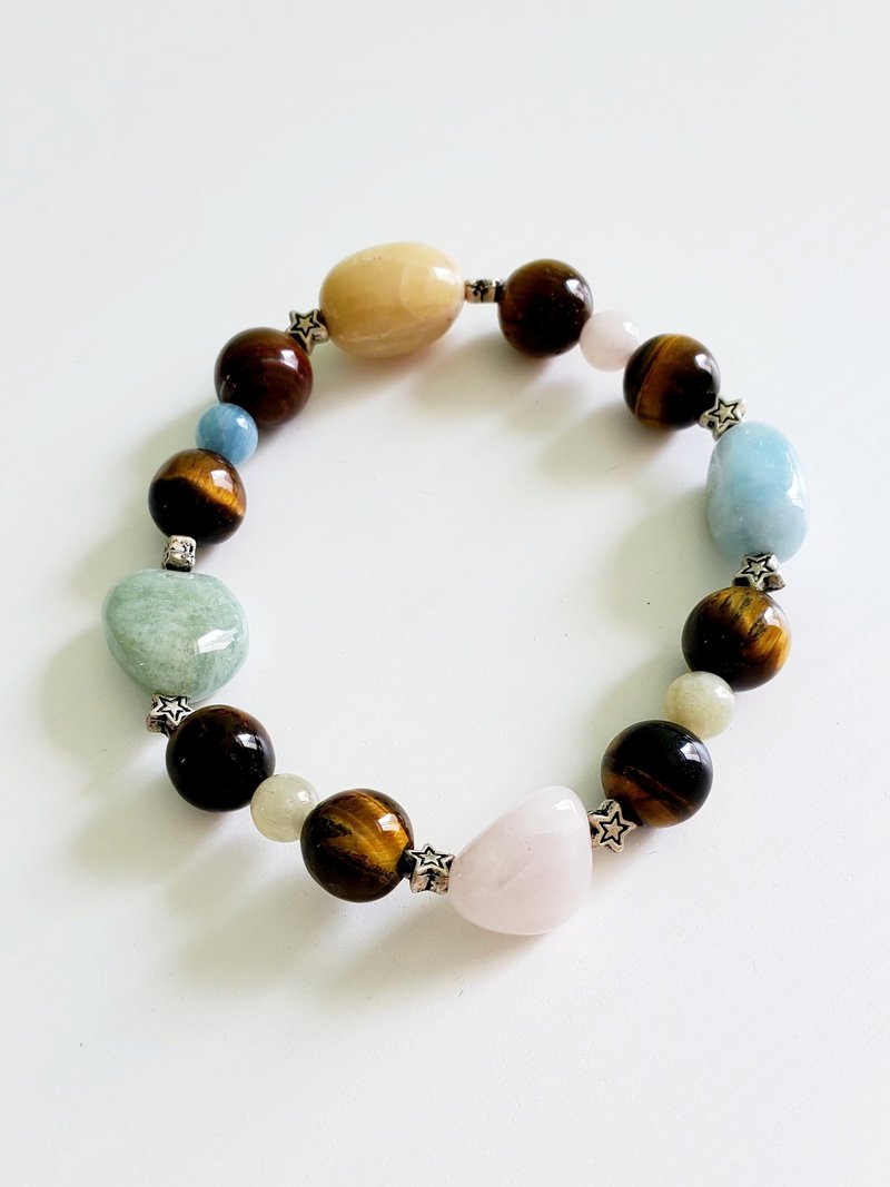 天然彩宝手镯 (附电子证书) - 手链/手环 - 宝石 