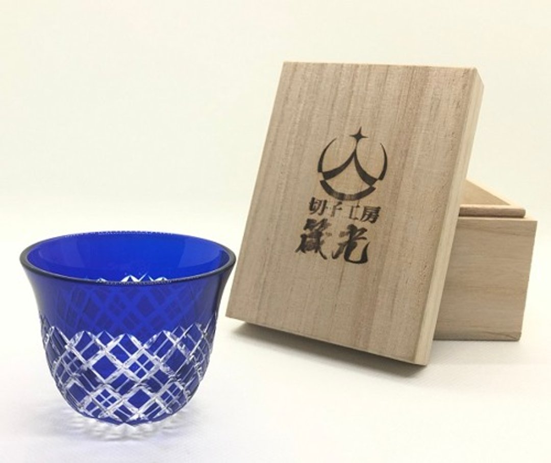 Guinomi/钻石双箭头 - 茶具/茶杯 - 玻璃 