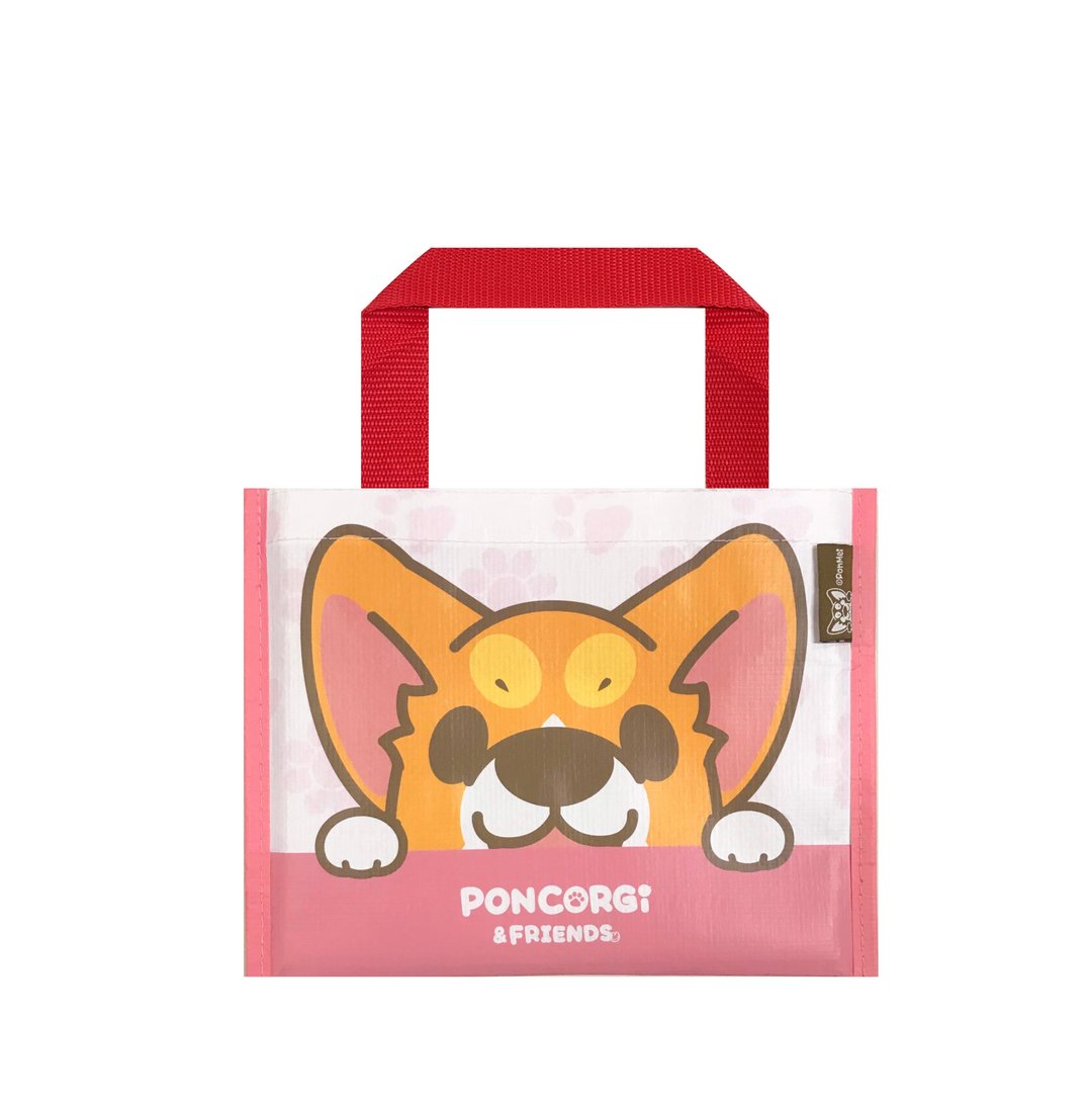 Sunny Bag x 柯基犬椪椪 轻便野餐垫-日日春椪椪款 - 野餐垫 - 其他材质 粉红色