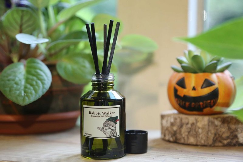 石虎小飞侠-精油扩香瓶 (麝香草原) - 香薰/精油/线香 - 精油 绿色