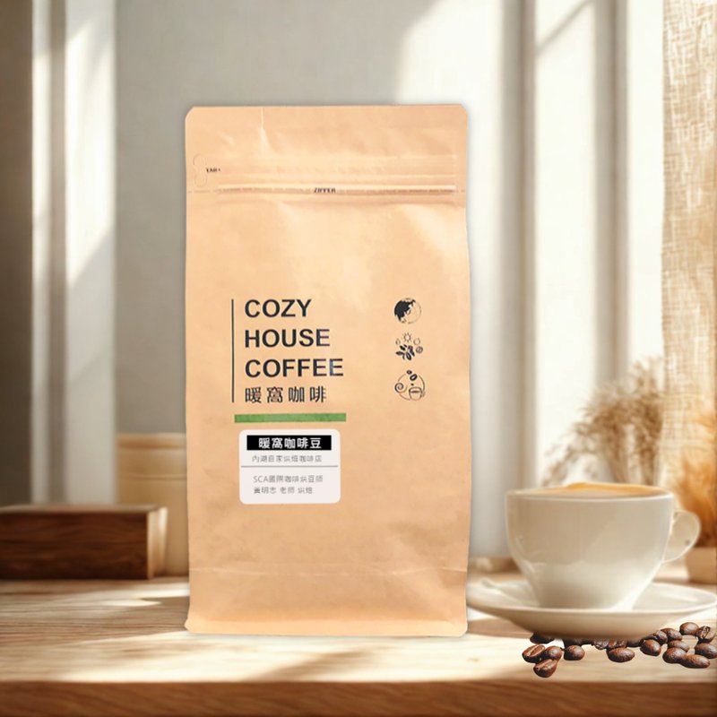 【暖窝咖啡】中深焙 黄金曼巴 配方咖啡豆 半磅 一磅 227g 454g - 咖啡 - 其他材质 咖啡色