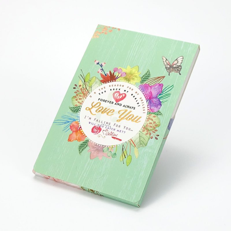 (创意情人节礼物)录音卡片-会说话-细诉永恒(LOVE系列)-浪漫惊喜 - 卡片/明信片 - 纸 绿色