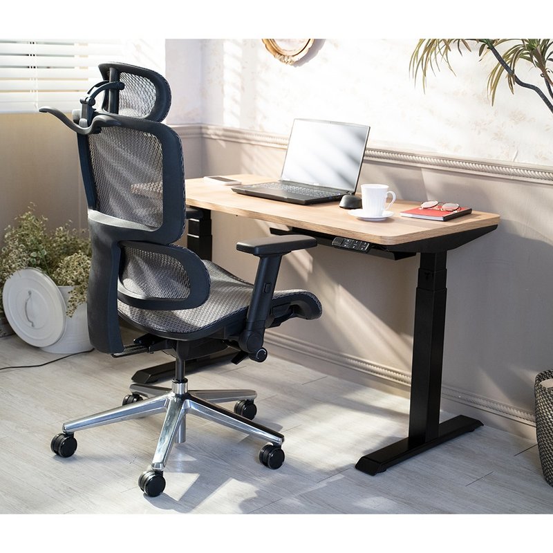 irocks D01-SL 140*80cm 电动升降桌(无配件) + T07 Plus 组合 - 餐桌/书桌 - 其他材质 