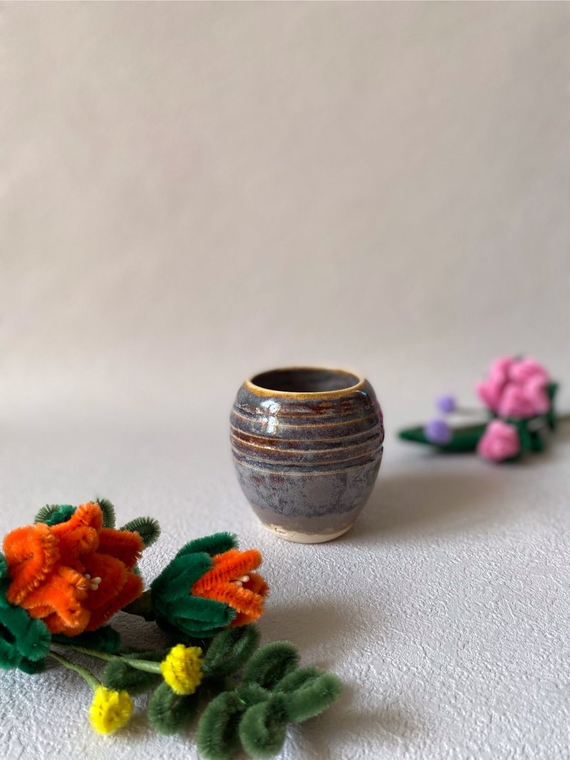 乡土浓情 啡色手作陶瓷瓶 - 匠心独具系列 - 花瓶/陶器 - 陶 咖啡色