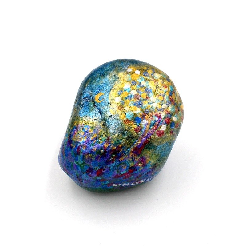 富察令儿·彩绘石头(中) - 摆饰 - 宝石 蓝色