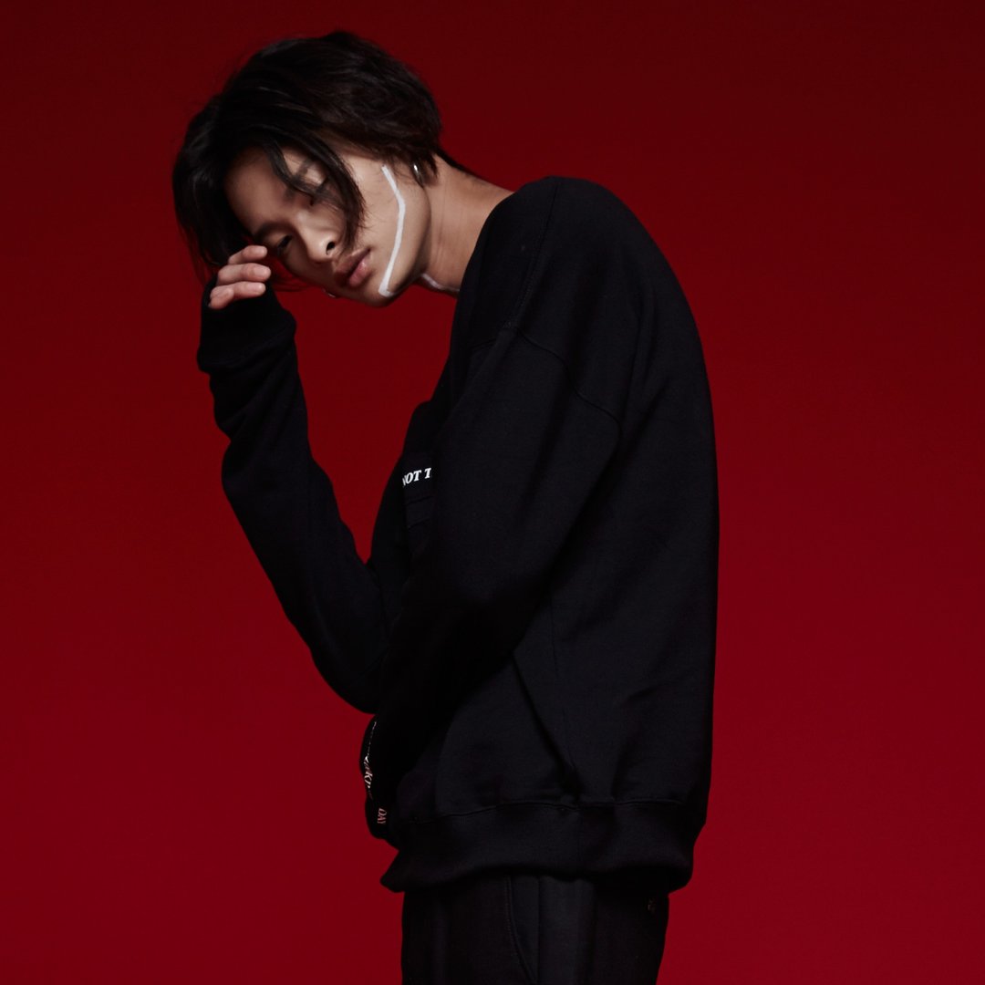Just Me collection - longlong sleeved | 超长袖大学Tee - 男装上衣/T 恤 - 棉 黑色