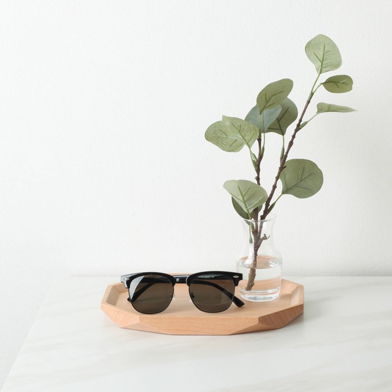 【新品】Pana Objects 纯粹几何-收纳盘(M) - 浅碟/小碟子 - 木头 咖啡色