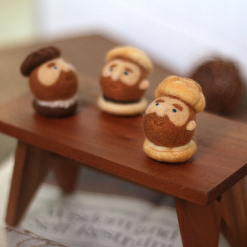 羊毛毡8堂完整系统课 - 8.21 起【针毡】欢迎光临 梵谷咖啡馆 - 编织/羊毛毡/布艺 - 羊毛 