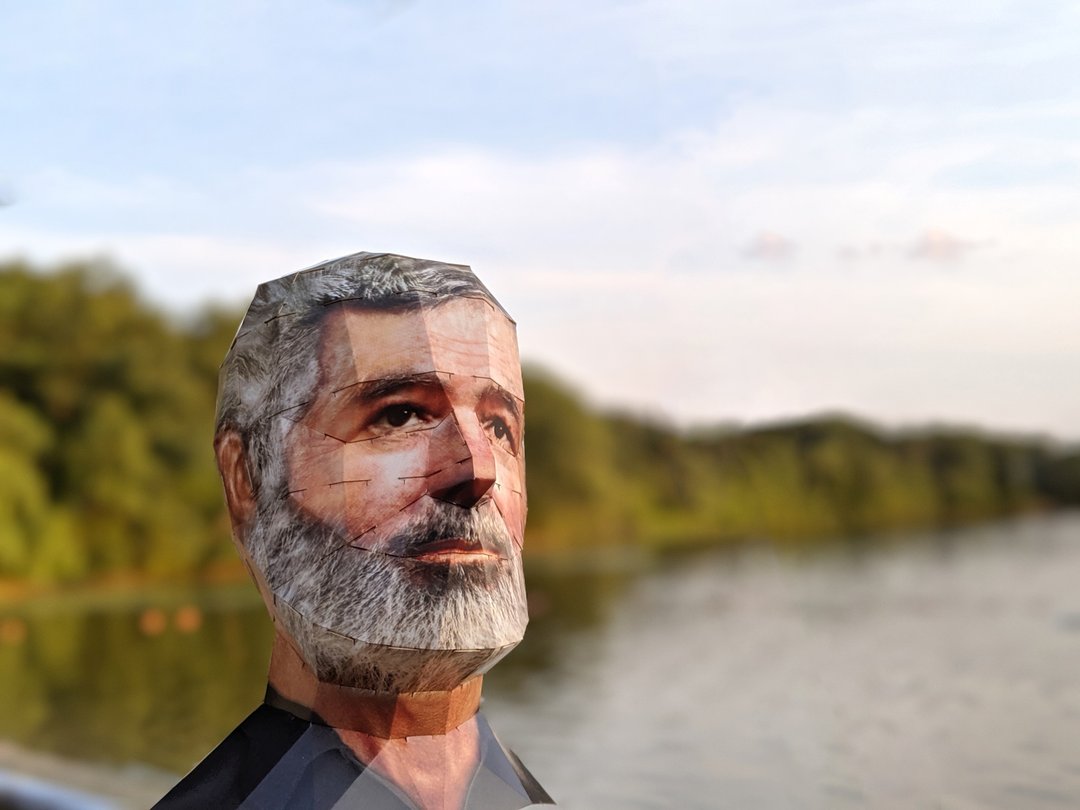 【酷比头纸模型】海明威Ernest Hemingway 作家 | 免剪贴立体拼图 - 摆饰 - 纸 多色