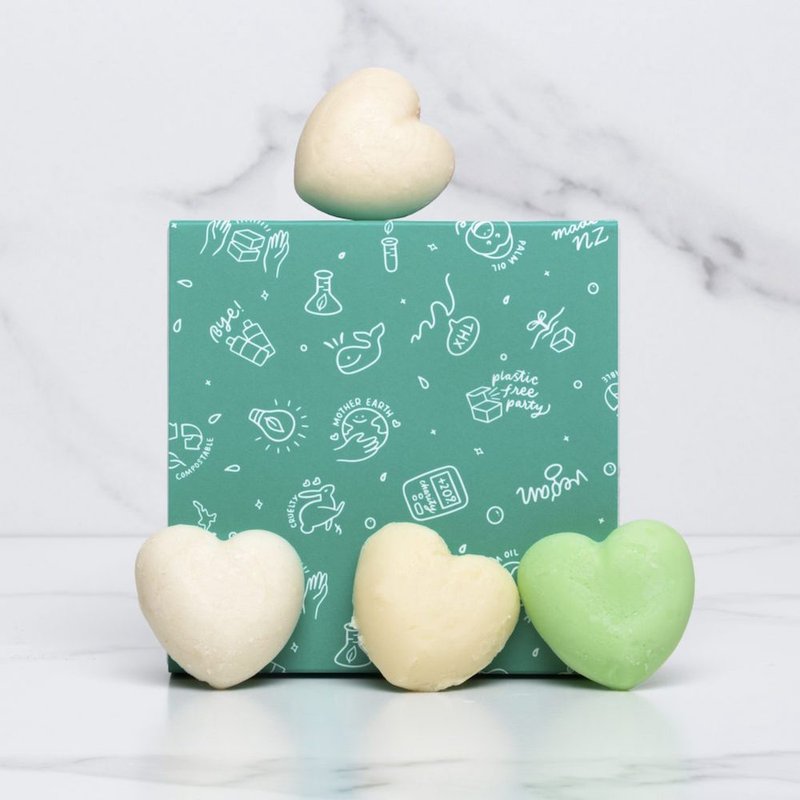 新西兰Ethique  四合一旅行清洁组 - 干性肌肤、头皮适用 - 润发用品 - 浓缩/萃取物 绿色