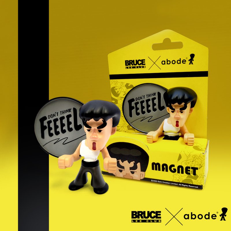 经典人偶冰箱贴 --- Bruce Lee Club x abode 系列 - 冰箱贴/磁贴 - 树脂 