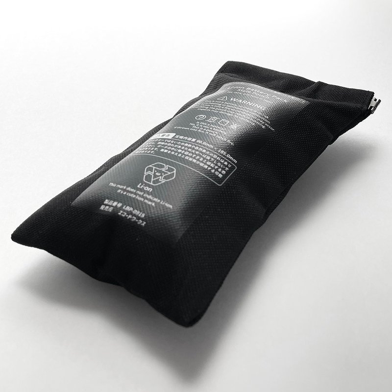 锂离子电池组造型收纳包 - 化妆包/杂物包 - 聚酯纤维 黑色