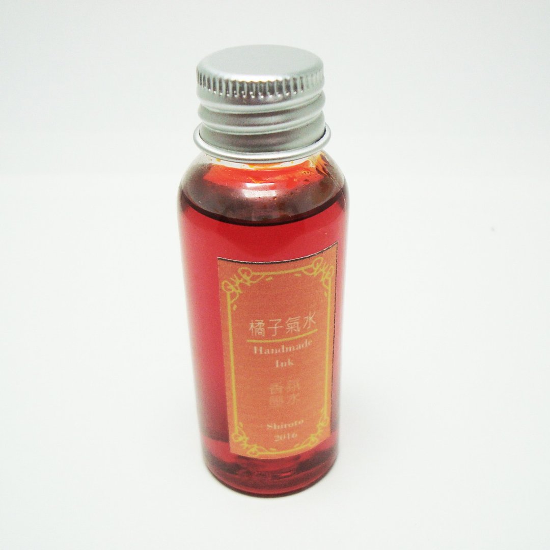 【手工香氛墨水】果汁系列─橘子气水 - 墨水 - 纸 橘色