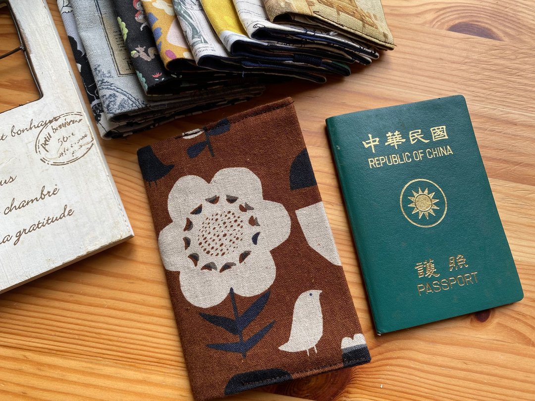 花儿与鸟 就是单纯简单 护照衣 - 护照夹/护照套 - 棉 