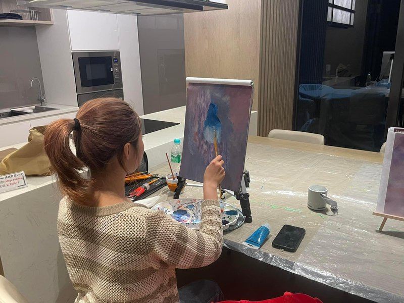 压克力/油画体验课 - 插画/绘画/写字 - 棉．麻 