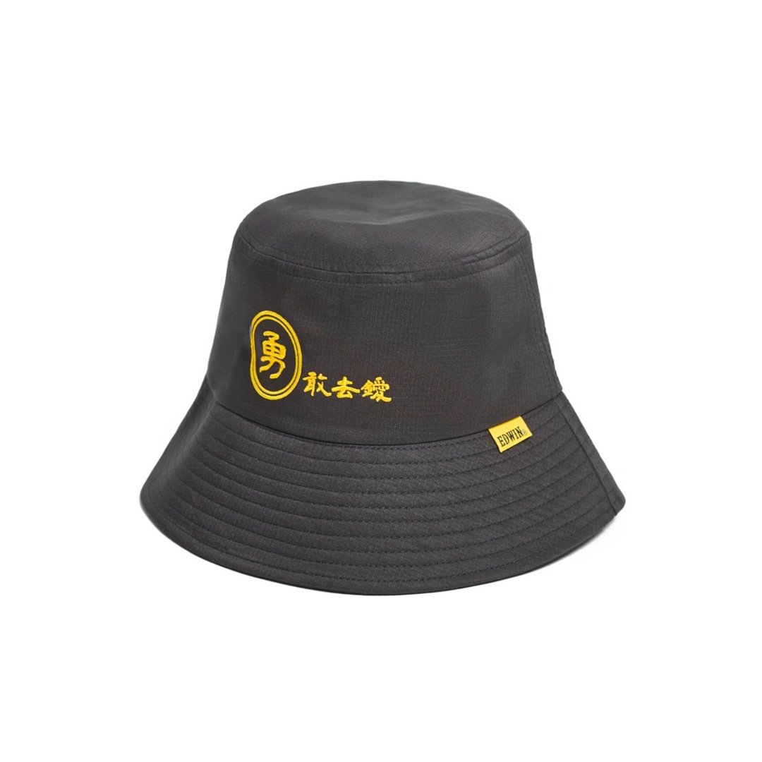 EDWIN 配件 白沙屯 妈祖香灯脚渔夫帽 (黑色) #帽子 #配件 - 帽子 - 聚酯纤维 黑色