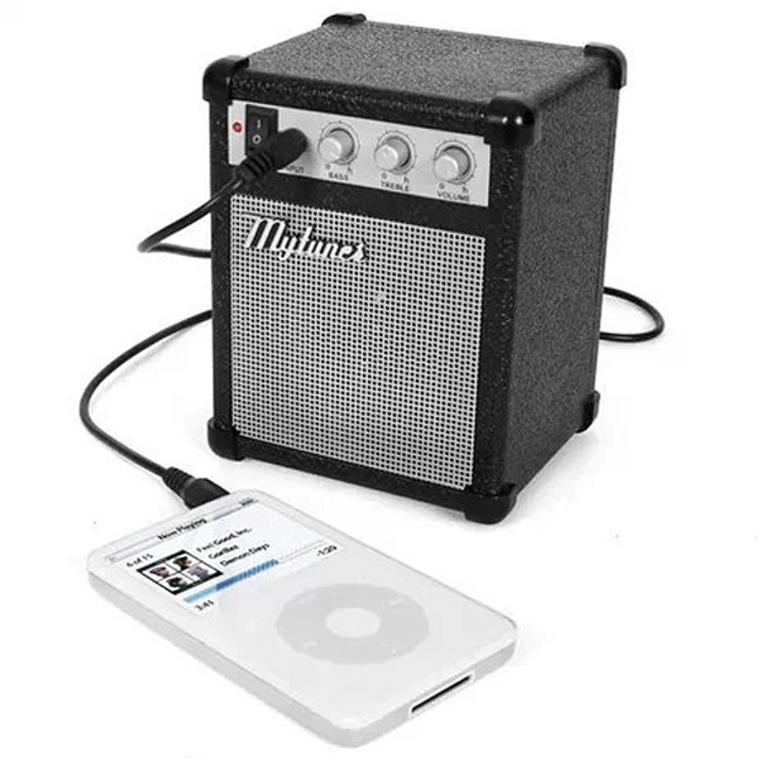 迷你摇滚音箱造型 USB/电池两用 音箱喇叭 吉他音箱 - 扩音器/喇叭 - 其他金属 