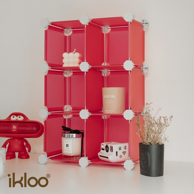 【ikloo】迷你桌上6格收纳柜 - 收纳用品 - 其他材质 