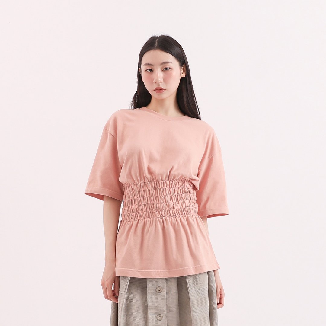 Jiayin_佳音造型上衣 26SF003_粉 - 女装休闲/机能外套 - 聚酯纤维 粉红色
