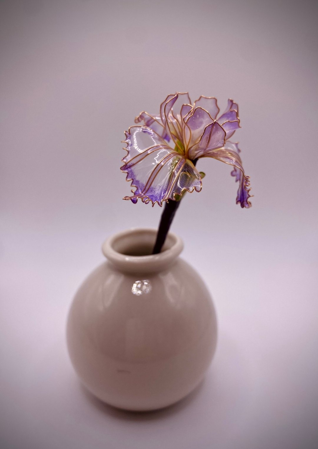 Jocelyn水晶花-鸢尾花/紫阳花/造花液/树脂花/滴胶/礼物 - 植栽 - 树脂 