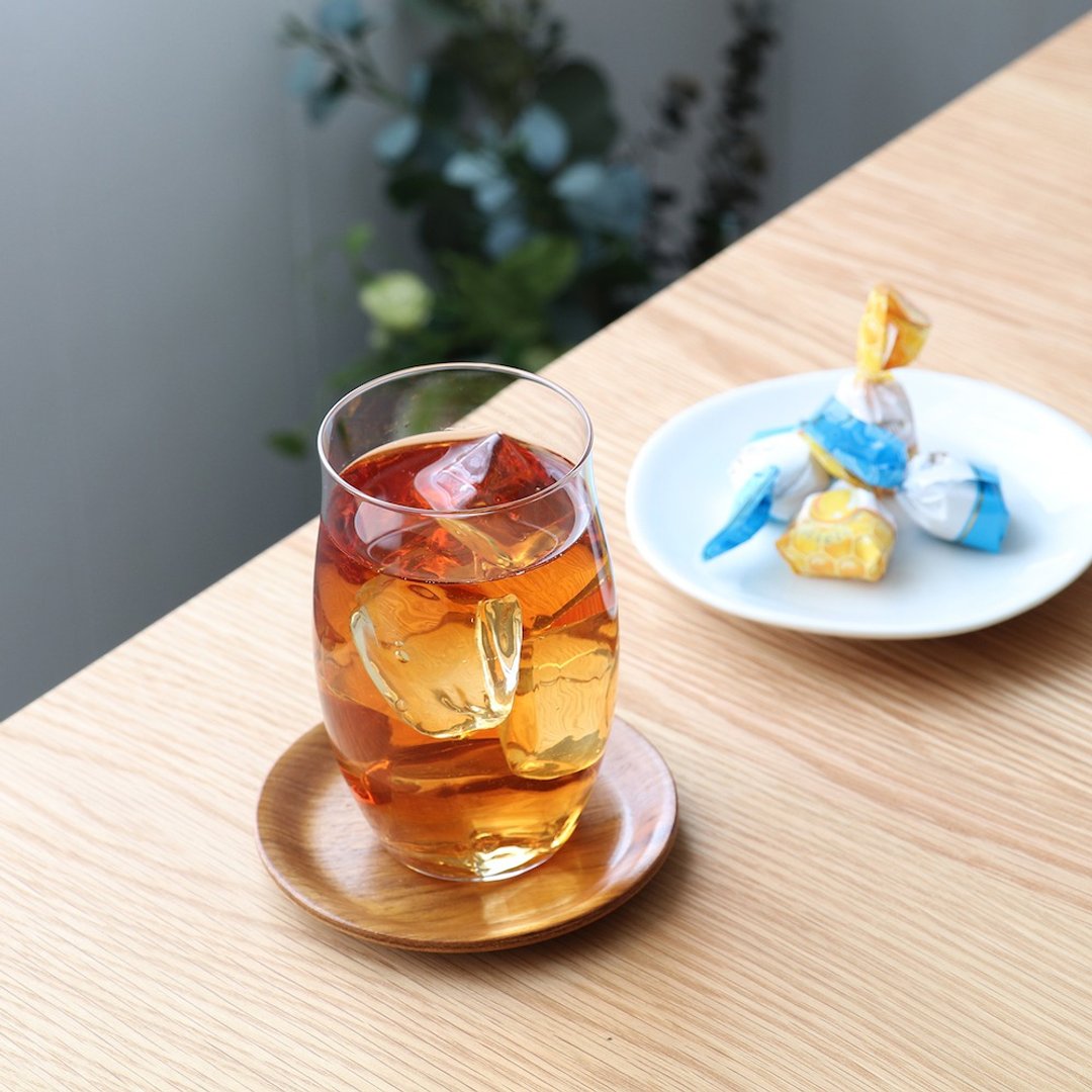 日本ADERIA 弧形薄口强化啤酒杯360ml - 酒杯/酒器 - 玻璃 透明